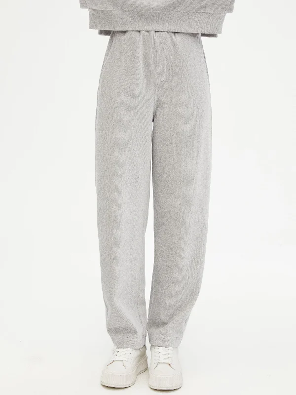 Age-Defying Flower Gray Sweatpants