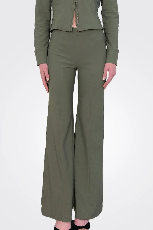 Rubie Tech Stretch Pull Up Wide Pant - Vert