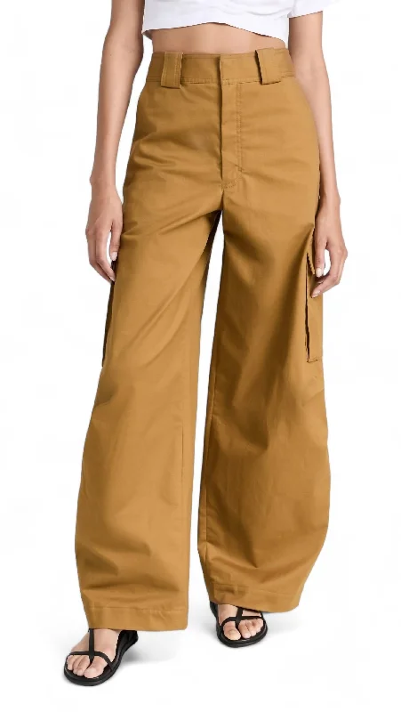 Brie Pant In Dark Butterscotch