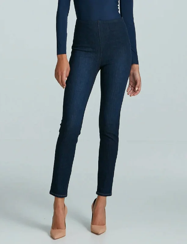 Do It All Denim Legging In Dark Indigo