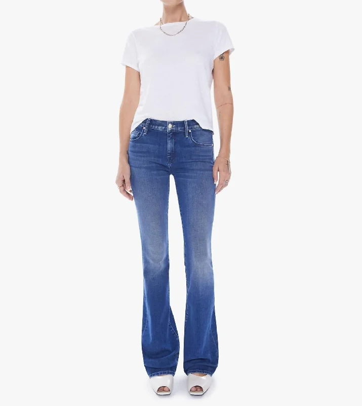 Down Low Weekender Heel Jeans In High Tide Wash