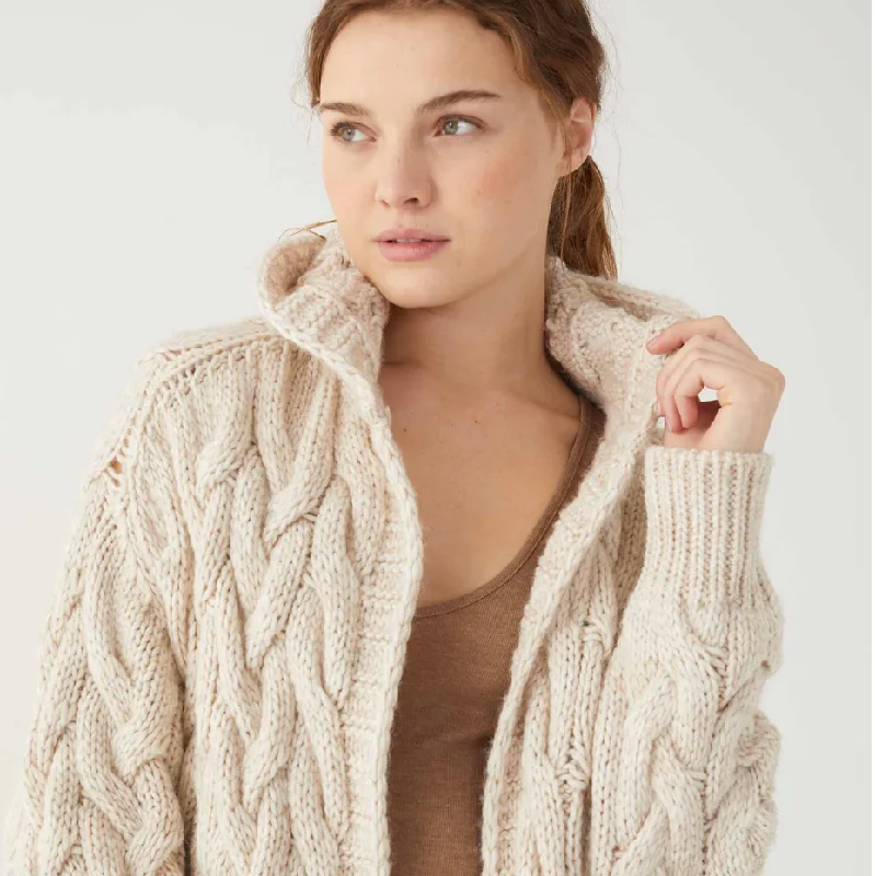 D MerSea Bonfire Hooded Duster - sea salt