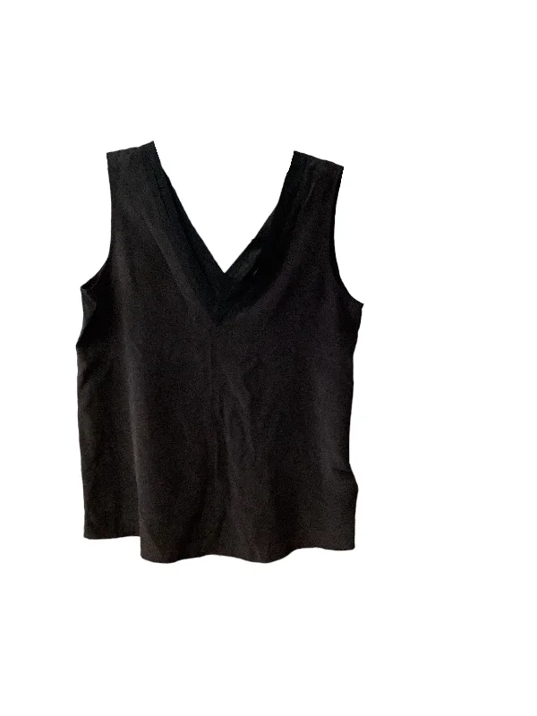 Black Top Sleeveless Designer All Saints, Size M