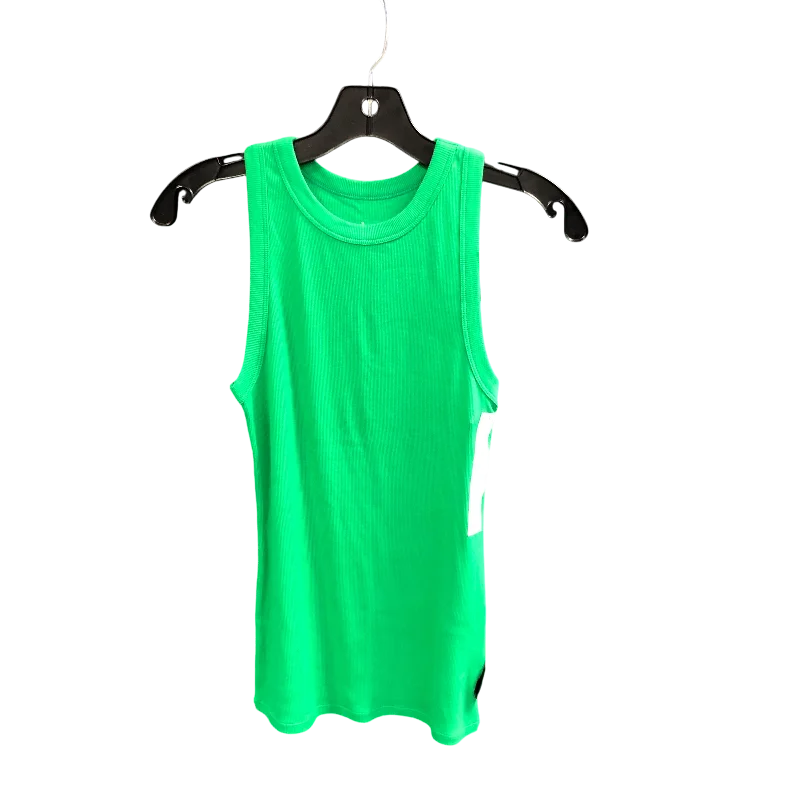 Top Sleeveless By A New Day In Green, Size: M