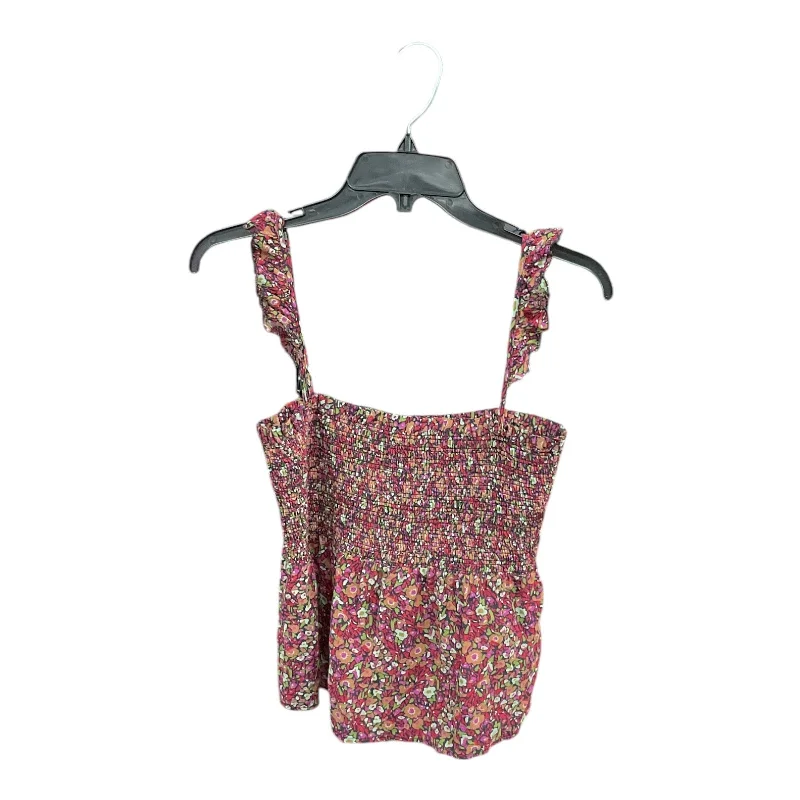 Top Sleeveless By Cma In Floral Print, Size: S