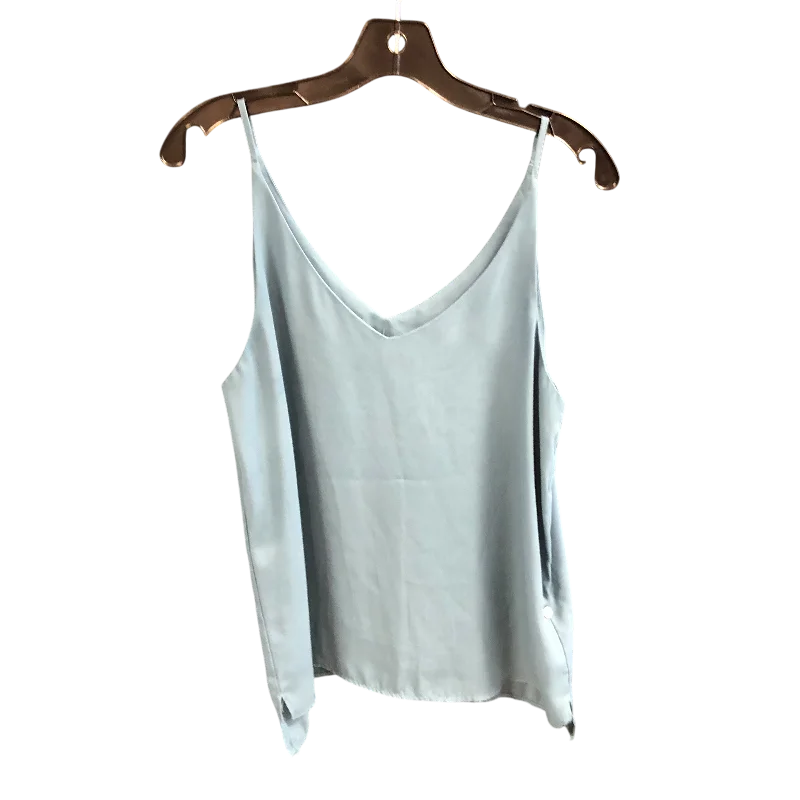 Top Sleeveless By STELLA LUCE In Blue, Size: M