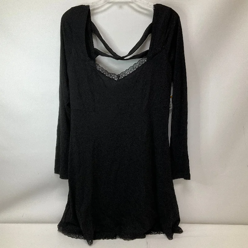 Dress Casual Short By Anthropologie In Black, Size: L