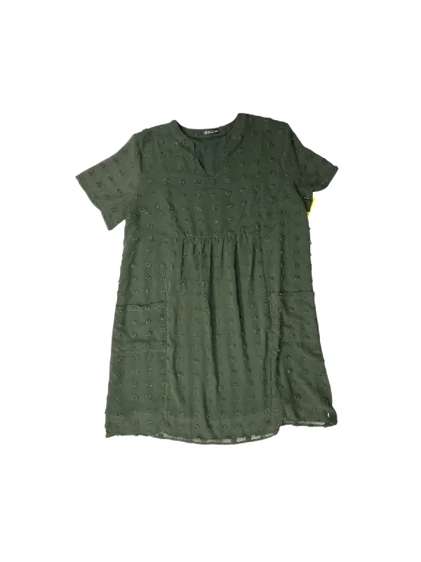 Dress Casual Short By MIHOLL In Green, Size: Xxl