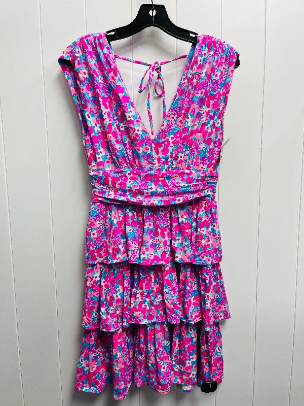 Dress Party Short By Lilly Pulitzer In Pink & Purple, Size: S