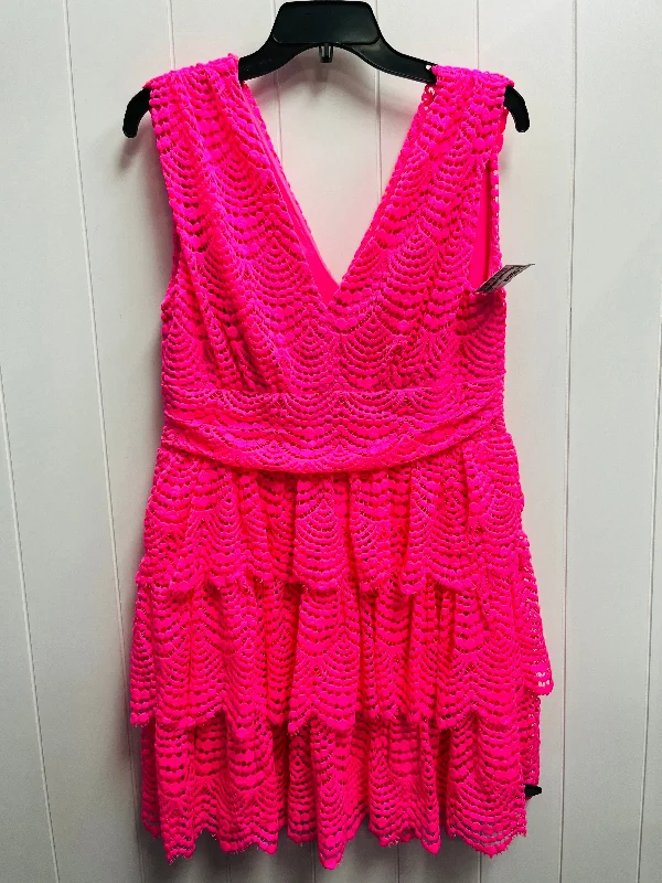 Dress Party Short By Lilly Pulitzer In Pink, Size: L