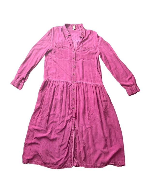 Purple Dress Casual Midi Pilcro, Size S