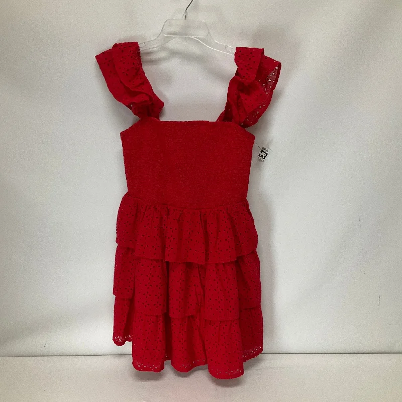 Red Dress Casual Midi Altard State, Size Xl