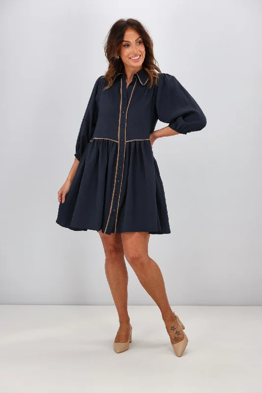 Roseason Isla Dress Navy