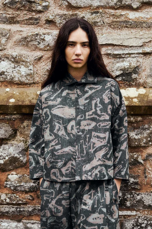 THE CAMPER SHIRT / OIL PASTEL CAMO